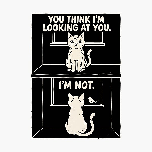 Item preview, Cat Lover Funny Cat Comic designed and sold by SplashTastic.