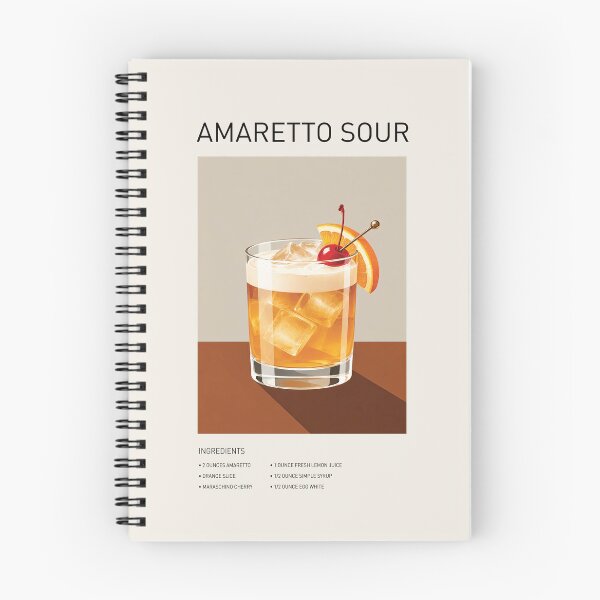 Item preview, Amaretto Sour Cocktail Wall Art designed and sold by SurfolioPrints.