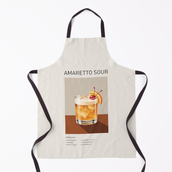 Item preview, Amaretto Sour Cocktail Wall Art designed and sold by SurfolioPrints.