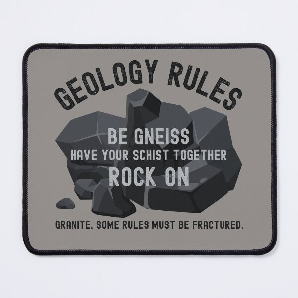 Item preview, Geologist Rules Rock Collector Funny Geology Pun designed and sold by Good-Mood-Goods.