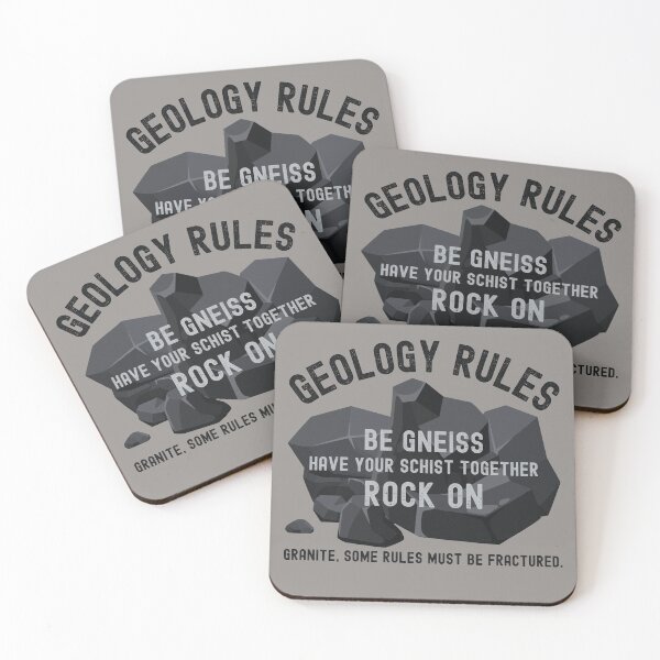 Item preview, Geologist Rules Rock Collector Funny Geology Pun designed and sold by Good-Mood-Goods.