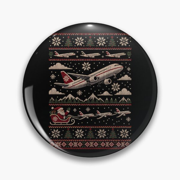 Item preview, Airplane Airline Pilot Christmas Sweater Gear designed and sold by DynamicDesign.