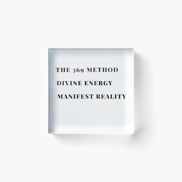 Item preview, The 369 Method Divine Energy Manifest Reality Spiritual Quote designed and sold by Founderpallavi.