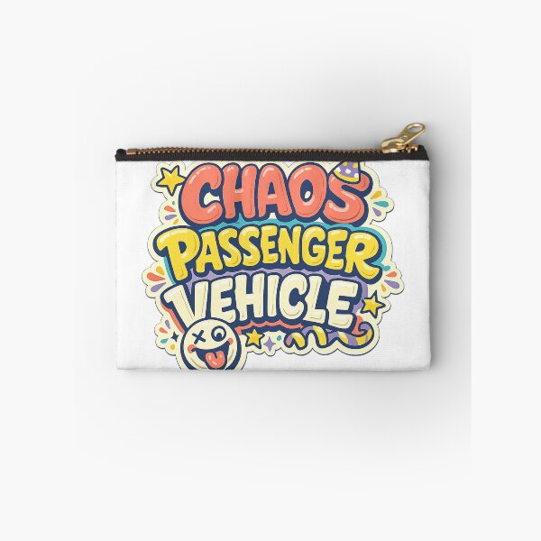 Item preview, Chaos Passenger Vehicle Funny Road Trip Passenger Retro Typography designed and sold by inkoutninja.