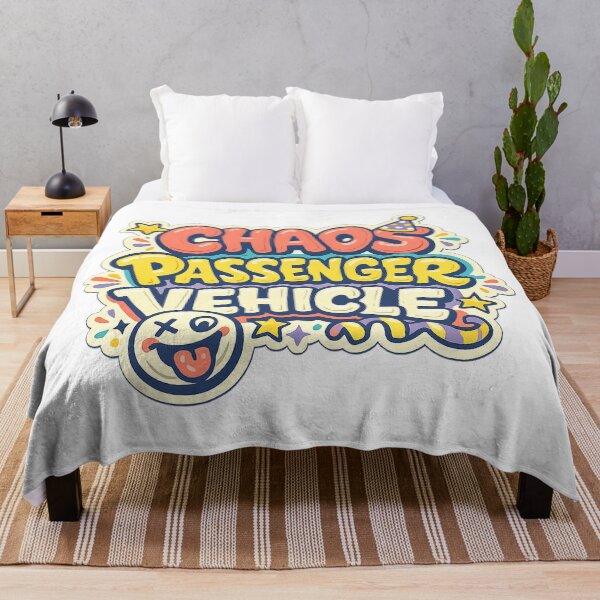 Item preview, Chaos Passenger Vehicle Funny Road Trip Passenger Retro Typography designed and sold by inkoutninja.
