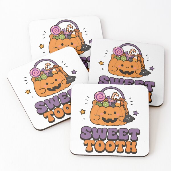 Item preview, Groovy Retro Sweet Tooth Ghost - Funny Halloween Candy Bucket designed and sold by ianm1028.