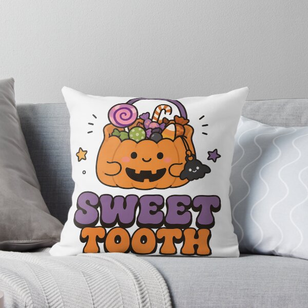 Item preview, Groovy Retro Sweet Tooth Ghost - Funny Halloween Candy Bucket designed and sold by ianm1028.