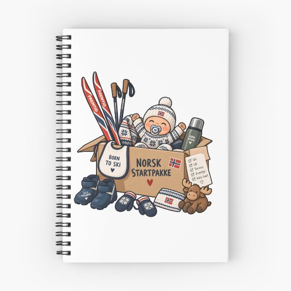 Item preview, Norwegian Baby Starter Pack: Born to Ski designed and sold by PRINTIONAL.