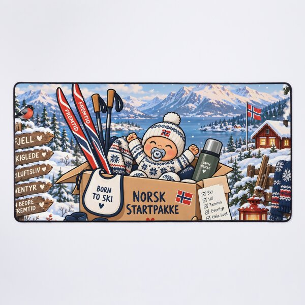 Item preview, Norwegian Baby Starter Pack: Born to Ski designed and sold by PRINTIONAL.