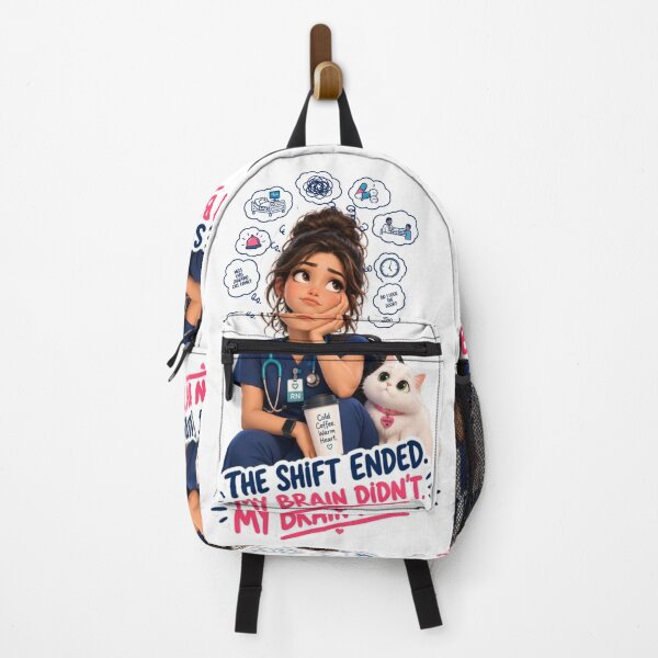 Item preview, The Shift Ended My Brain Didn't – Funny Nurse Life design designed and sold by Nurse Craft Studio.