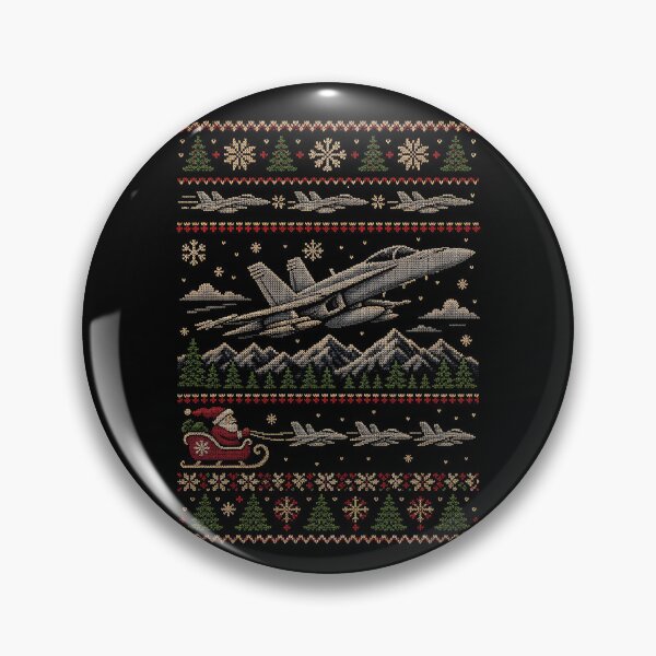 Item preview, F18 Hornet Christmas Sweater Gear designed and sold by DynamicDesign.