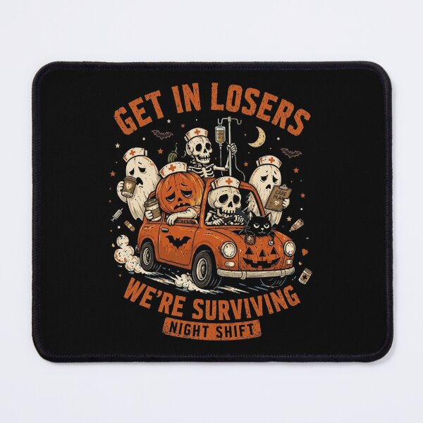 Item preview, Get In Losers We Are Surviving Night Shift Nurse Gift | ER Nurse Halloween Shirt designed and sold by ChockletBoy.
