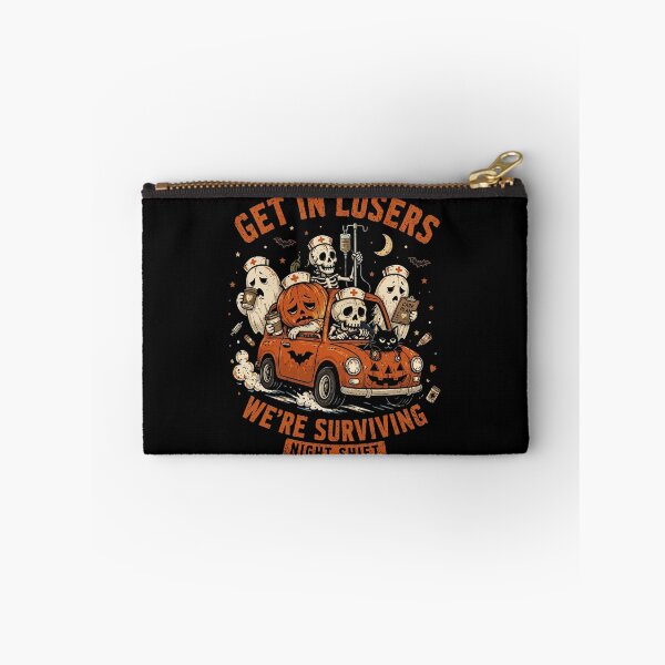 Item preview, Get In Losers We Are Surviving Night Shift Nurse Gift | ER Nurse Halloween Shirt designed and sold by ChockletBoy.