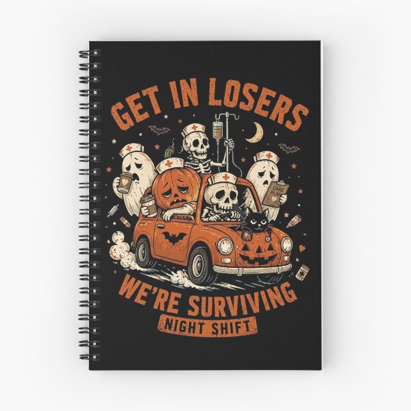 Item preview, Get In Losers We Are Surviving Night Shift Nurse Gift | ER Nurse Halloween Shirt designed and sold by ChockletBoy.