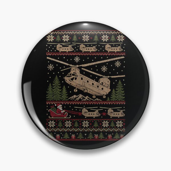 Item preview, CH47 Chinook Christmas Sweater Gear designed and sold by DynamicDesign.