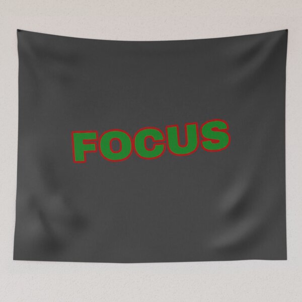 Item preview, Focus - Bold Motivational Gym Typography designed and sold by MA-Apparel.