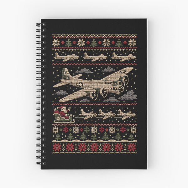 Item preview, B17 Flying Fortress Christmas Sweater Gear designed and sold by DynamicDesign.