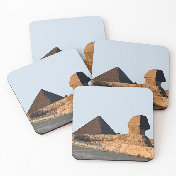 Item preview, Great Sphinx and Pyramids in Giza, Egypt designed and sold by ShopieHome.
