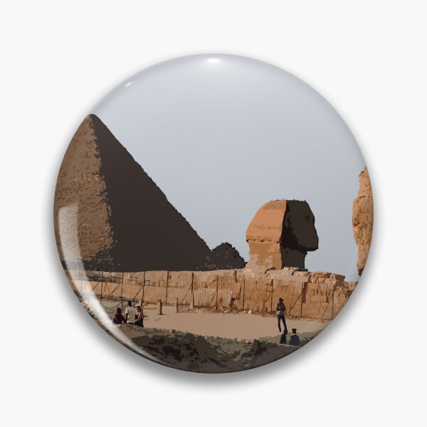 Item preview, Great Sphinx and Egyptian Pyramids of Giza designed and sold by ShopieHome.