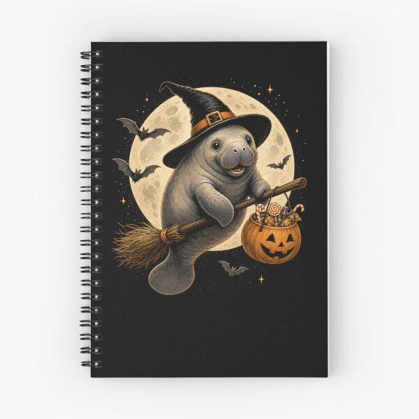 Item preview, Manatee Witch Halloween Manatee Gear designed and sold by DynamicDesign.