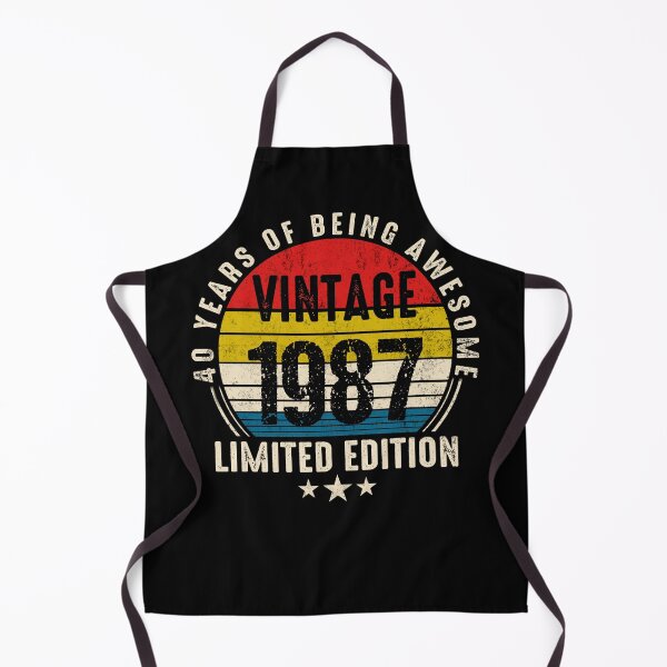 Artikelvorschau, Vintage-Geschenk zum 39. Geburtstag aus dem Jahr 1987 im Used-Look – Retro-Design entworfen und verkauft von FernaRoje.