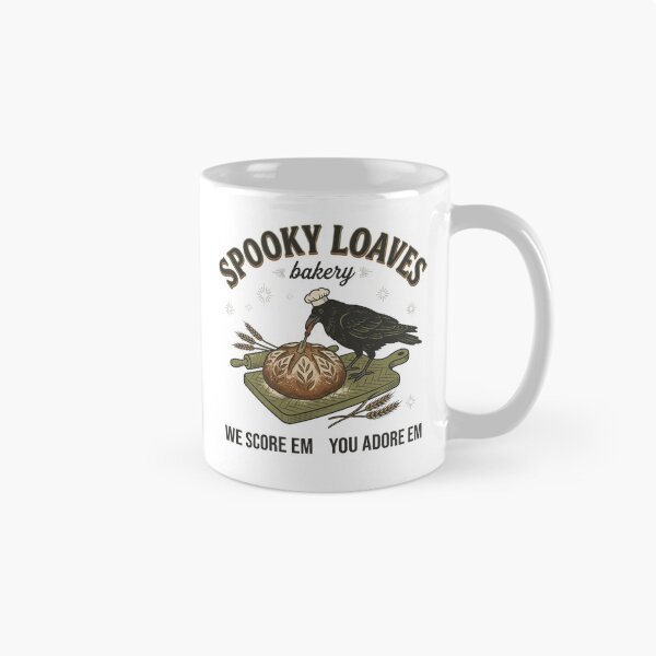 Item preview, Crow Spooky Loaves Bakery We Score Em You Adore Em Shirt, Spooky Season Tee Raven Halloween Fall designed and sold by To101ARt.