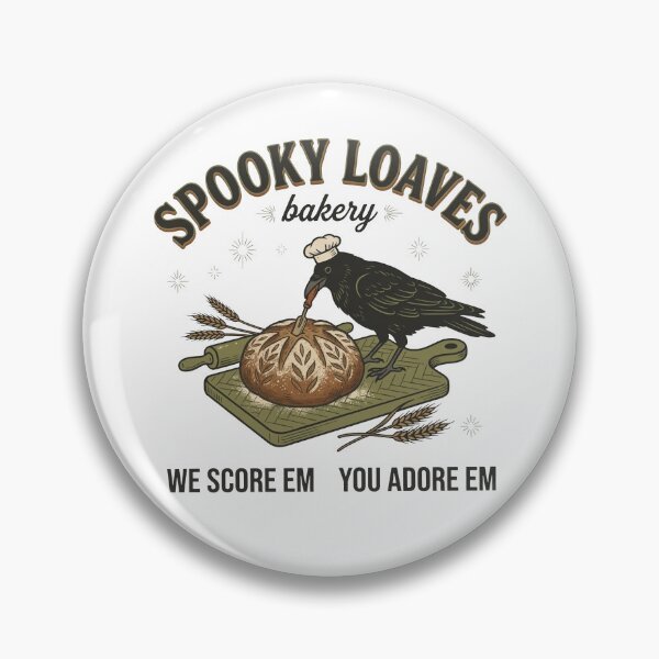 Item preview, Crow Spooky Loaves Bakery We Score Em You Adore Em Shirt, Spooky Season Tee Raven Halloween Fall designed and sold by To101ARt.