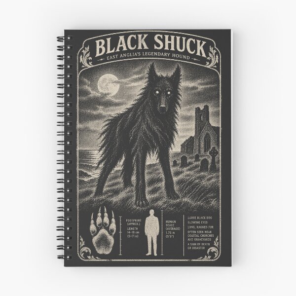 Item preview, Black Shuck, Bungay, England [Monochrome Photo Illustration] designed and sold by elektronen.