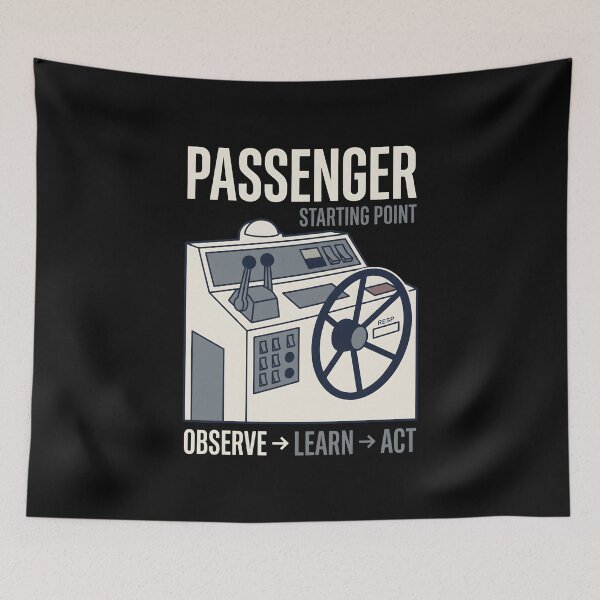 Item preview, Maritime Control Console Observe Learn Act designed and sold by SplashTastic.