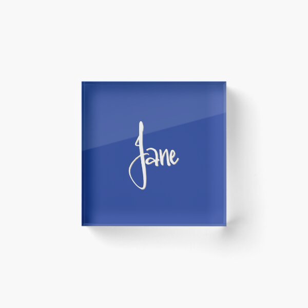 Item preview, JANE personalized type design designed and sold by CharlottePlaceArt.