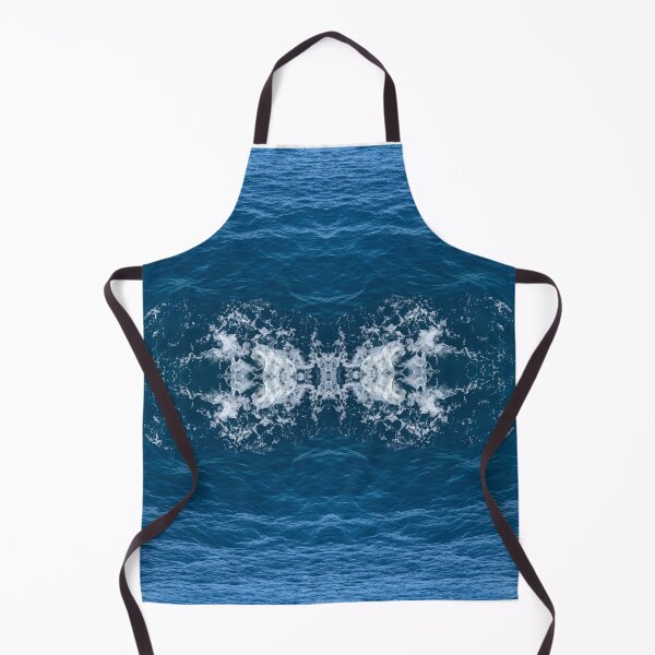 Item preview, Blue Summer Deep Ocean Waves Seascape Pattern designed and sold by ShopieHome.