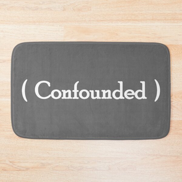 Item preview, Iconic Label - "Confounded" White Lettering designed and sold by cousinbessie.