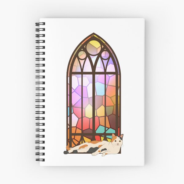 Item preview, Calico cat on stained glass  designed and sold by Strangestory.