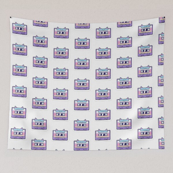 Item preview, Retro Cassette Tape with Cat Ears designed and sold by One More Run.