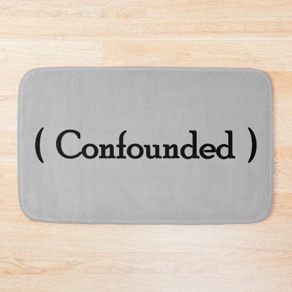 Item preview, Iconic Label - "Confounded" Black Lettering designed and sold by cousinbessie.