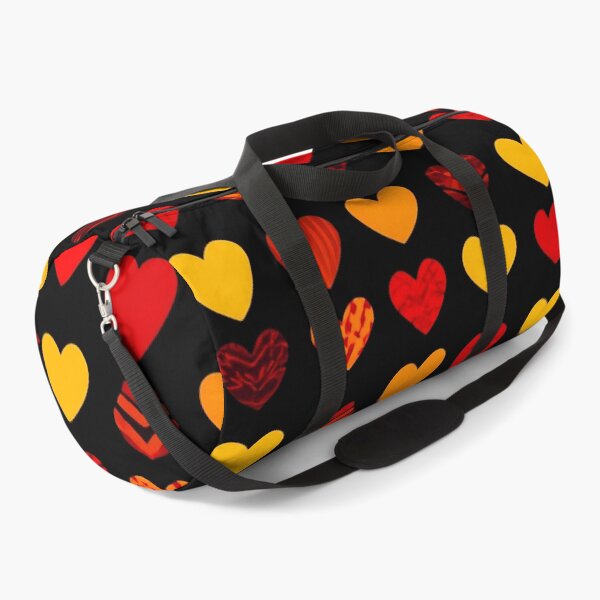 Item preview, Red Orange & Yellow Hearts Pattern – Romantic Love Design ❤️ designed and sold by IMuDesigner.