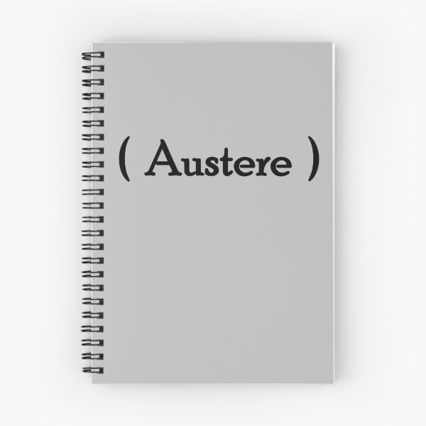 Item preview, Iconic Label - "Austere" Black Lettering designed and sold by cousinbessie.