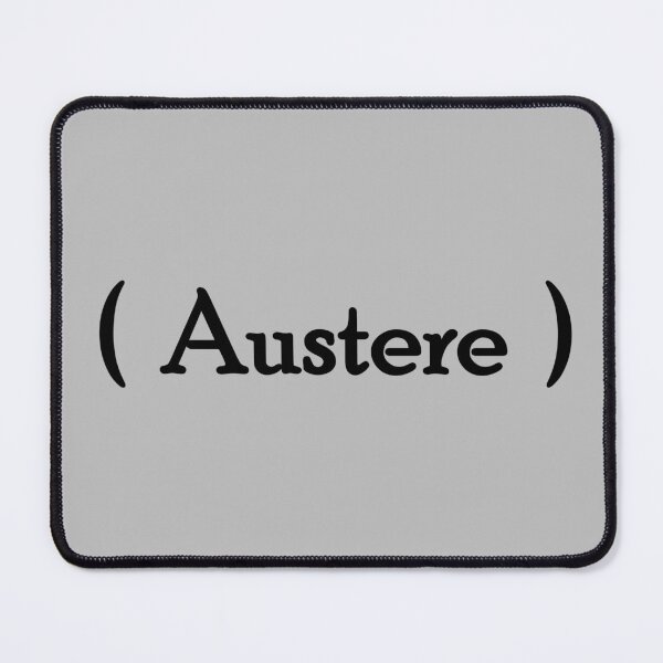 Item preview, Iconic Label - "Austere" Black Lettering designed and sold by cousinbessie.
