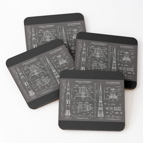 Item preview, US Apollo Program vs Soviet N1-L3 Program. Moon Landing (Blackboard) designed and sold by BGALAXY.