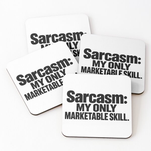 Item preview, Sarcasm My Only Marketable Skill Funny Sarcastic T-Shirt Quote, funny coworker gift designed and sold by PRINYOS.