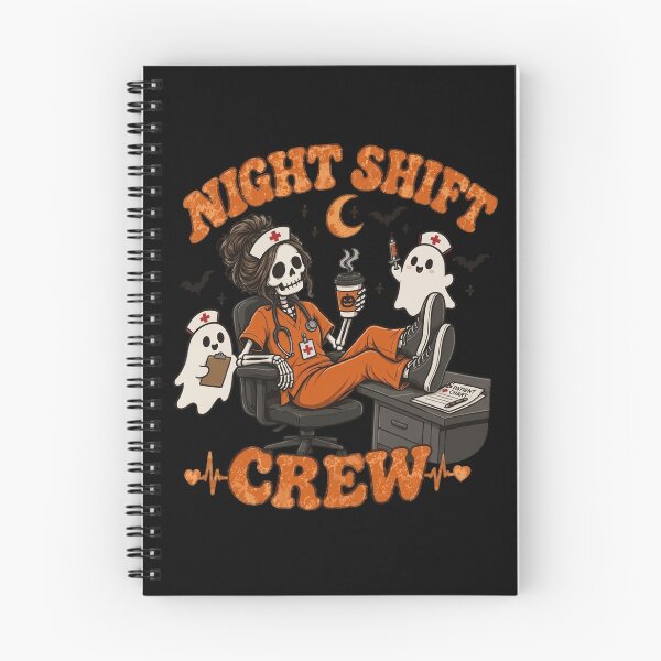 Item preview, Night Shift Crew Night Shift Nurse Gift | ER Nurse Halloween Shirt designed and sold by ChockletBoy.