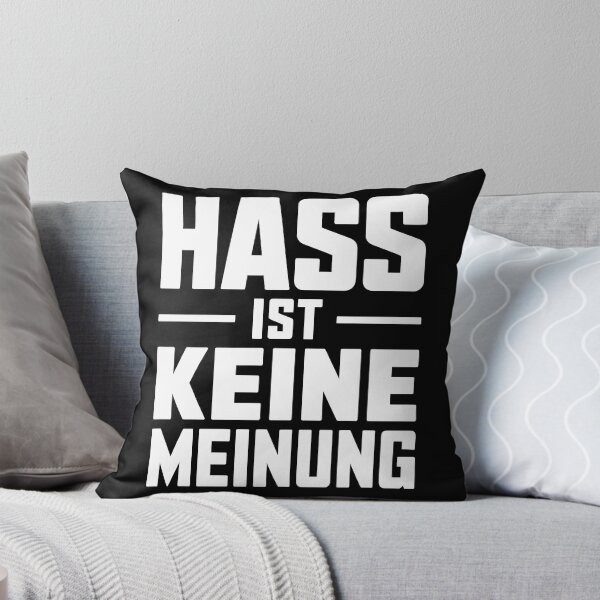 Item preview, Hass ist keine Meinung - Linke Antifa Sticker designed and sold by LoFizzy.