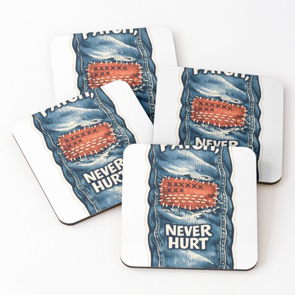 Item preview, A Little Patch Never Hurt Funny Visible Mending T-Shirt designed and sold by Naviora.