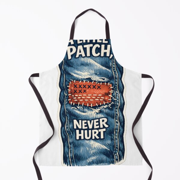 Item preview, A Little Patch Never Hurt Funny Visible Mending T-Shirt designed and sold by Naviora.