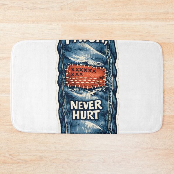 Item preview, A Little Patch Never Hurt Funny Visible Mending T-Shirt designed and sold by Naviora.