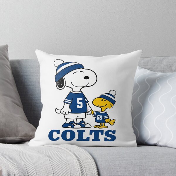 Item preview, Snoopy & Woodstock Indianapolis Colts Football Retro F209 designed and sold by GLUVY-THEME.