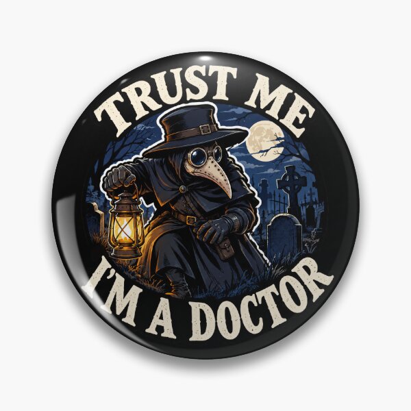 Item preview, Plague Doctor - Trust Me I'm a Doctor designed and sold by Funny Vintage Stickers And T-Shirts.
