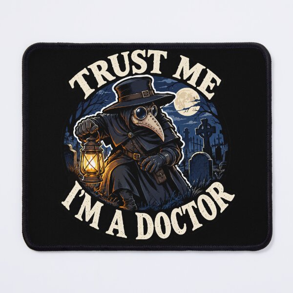 Item preview, Plague Doctor - Trust Me I'm a Doctor designed and sold by Funny Vintage Stickers And T-Shirts.