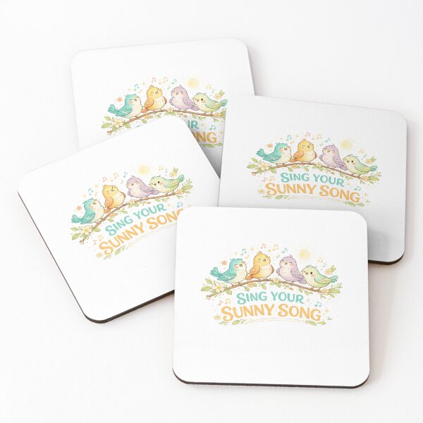 Item preview, Sing Your Sunny Song Cute Singing Birds Floral Cottagecore Art Design designed and sold by inkoutninja.