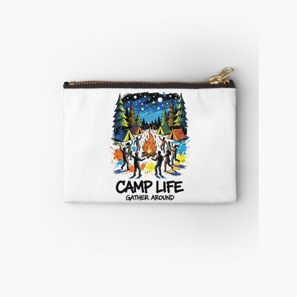 Item preview, Campfire Friends Bonfire Adventure Art Print designed and sold by Merch by Das Design Studio.